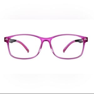 Zenni Optical Purple Rectangle Prescription Glasses
